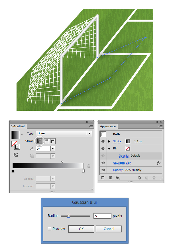 How to Create a 3D Soccer Field in Illustrator 52