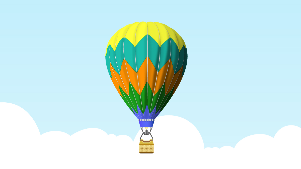 Create a Hot Air Balloon in Adobe Illustrator